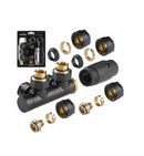 EVR9050B - Radiateur vertical noir 90/50