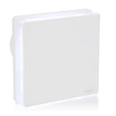 STERR BFS100LT-M – 100 mm Extracteur de Salle de Bain, LED + Minuterie, 90 m³/h, Blanc mat