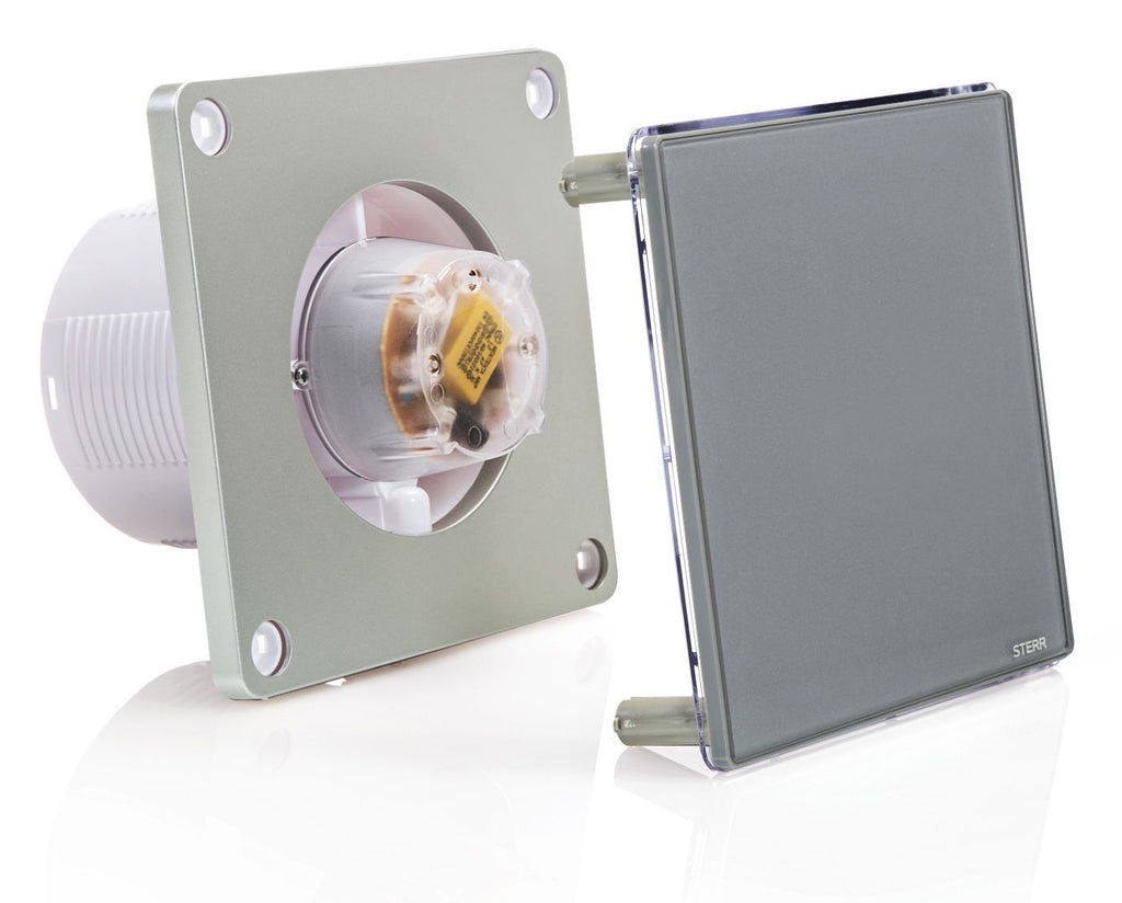 STERR - L'argentée aérateur extracteur LED et PIR 100 mm – BFS100LP-S STERR - L'argentée aérateur extracteur LED et PIR 100 mm – BFS100LP-S