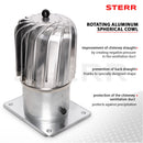 Fixation de cheminée couvercle de cheminée rallongé de 150 mm, fixation de cheminée STERR