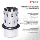 TCA - Transition céramique pour revêtement de cheminée