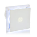 STERR BFS150L - 150 mm Extracteur de Salle de Bain, LED, 250 m³/h, Blanc