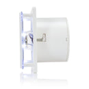 STERR BFS150LT - 150 mm Extracteur de Salle de Bain, LED + Minuterie, 250 m³/h, Blanc